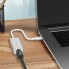 Адаптер USB-C Earldom ET-NW5C для RJ45 Ethernet, алюмінієвий корпус