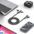 Кабель 6 в 1 Earldom EC-IC03 USB/Type-C/Lightning 60Вт 1.2м з LED-підсвіткою