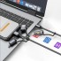 Кабель 6 в 1 Earldom EC-IC03 USB/Type-C/Lightning 60Вт 1.2м з LED-підсвіткою