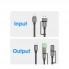 Кабель 6 в 1 Earldom EC-IC03 USB/Type-C/Lightning 60Вт 1.2м з LED-підсвіткою