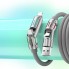 Кабель 4 в 1 Earldom EC-IC02 силіконовий, USB A/Type-C, Lightning, 240W, 1.2м