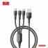 Кабель 3 в 1 Earldom EC-IMC031 USB-Lighting-MicroUSB-Type-C 2.4A 1.2м