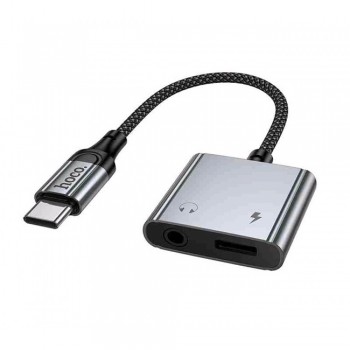Перехідник USB-C на USB-C і 3.5 мм Hoco UPA34