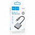 Адаптер USB-C на USB-C Hoco UPA34A аудио и зарядка