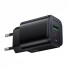 Мережевий зарядний пристрій Borofone BAS85A 30W PD QC3.0 два порти USB Type-C