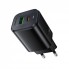 Мережевий зарядний пристрій Borofone BAS85A 30W PD QC3.0 два порти USB Type-C