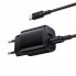 Мережевий зарядний пристрій Borofone BAS81A 2.1A 2USB з кабелем USB-C 1м чорний