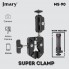 Кріплення-краб Jmary MS-90 для камери, смартфона, екшн-камери, з тримачем