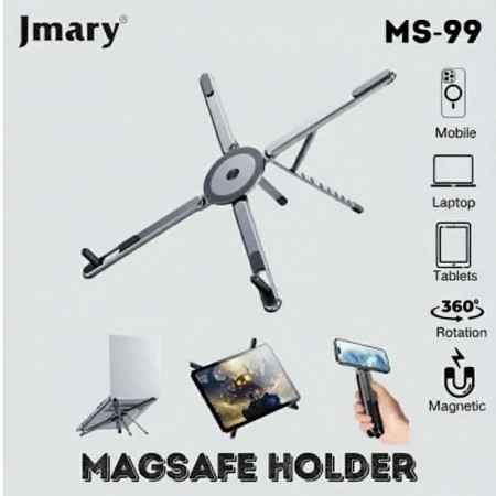 Подставка для телефона и планшета Jmary MS-99 универсальная, магнитная, 360°