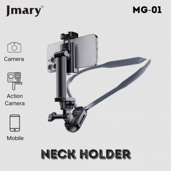 Держатель для смартфона Jmary MG-01 универсальный, шейный, для камеры и экшн-камеры