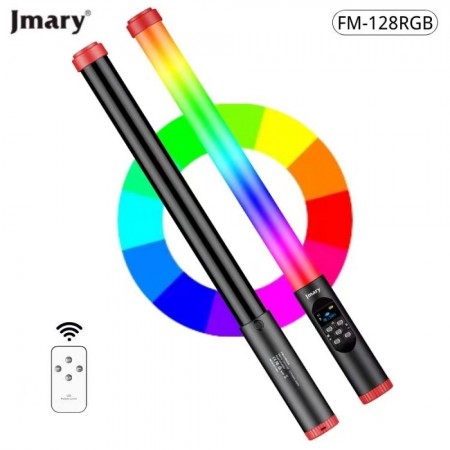 LED видеосвет Jmary FM-128RGB 60см 25Вт с пультом и RGB-подсветкой