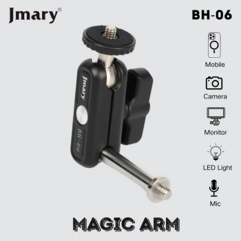 Шарнирное крепление Jmary BH-06 универсальное 360°, для камеры, телефона, микрофона