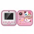 Дитячий фотоапарат S2 Cat Pink з миттєвим друком і MP3, рожевий