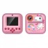 Детский фотоаппарат S2 Unicorn Pink с мгновенной печатью и MP3
