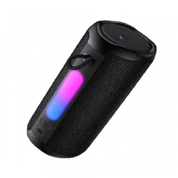Портативная Bluetooth колонка Hoco HC50 с подсветкой черная