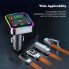 FM-модулятор Earldom ET-M114 MP3, авто зарядка 3.0A, 2 USB, Type-C