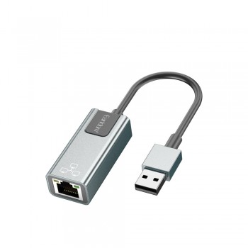 Адаптер USB Ethernet Earldom ET-NC1 100 Мбіт/с компактний металевий корпус