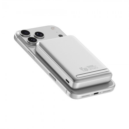 Повербанк WiWU Wi-P090 10000 мАч 45W компактный серебристый
