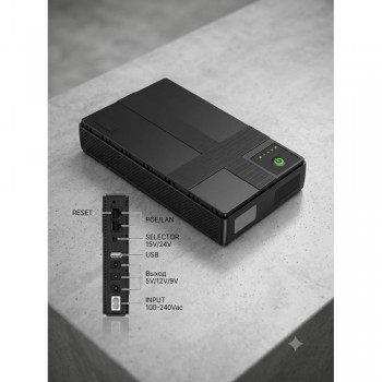 ИБП для роутера и модема no brand 10400mAh DC выходы 5V/9V/12V/24V USB