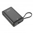 Повербанк Rixus RXPB02B 20000 мАг 22.5W з кабелем USB-C та дисплеєм