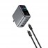 Мережевий зарядний пристрій WiWU CHG200 140W GaN 3xPD QC3.0 з кабелем Type-C