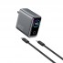 Мережевий зарядний пристрій WiWU CHG200 140W GaN 3xPD QC3.0 з кабелем Type-C
