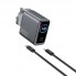 Мережевий зарядний пристрій WiWU CHG200 140W GaN 3xPD QC3.0 з кабелем Type-C