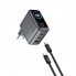 Мережевий зарядний пристрій WiWU CHG300 100W GaN 2xUSB-C 1xUSB-A з кабелем Type-C