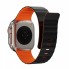 Ремінець WiWU Wi-WB301 для Apple Watch 42/44/45/49 мм силіконовий чорний-оранжевий