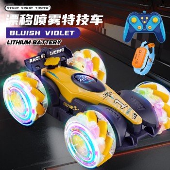 Игрушка-машинка Sunt car JC016 радиоуправляемая, светящиеся колеса, с дымом