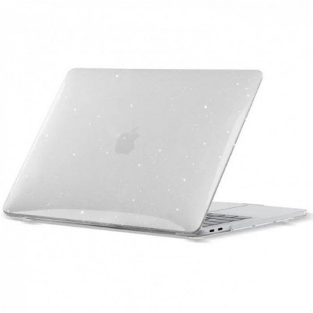 Чохол Glitter Case для MacBook Neo 13'' A3404 прозорий з блискітками
