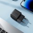 Сетевое зарядное устройство Acefast A116 35 Вт PD QC 3.0 USB-C + USB-A с дисплеем, чёрное