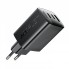 Сетевое зарядное устройство Acefast A108 67 Вт GaN 2 USB-C + USB-A PD QC 3.0, чёрное
