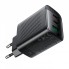 Сетевое зарядное устройство Acefast A108 67 Вт GaN 2 USB-C + USB-A PD QC 3.0, чёрное