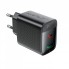 Сетевое зарядное устройство Acefast A106 45 Вт GaN USB-C + USB-A PD QC 3.0, чёрное