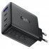 Сетевое зарядное устройство Acefast A94 100 Вт GaN 3 USB-C PD 3.0 + USB-A QC 3.0, чёрное