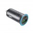 Автомобильное зарядное устройство Acefast B16 95 Вт USB-A + USB-C, металлический корпус