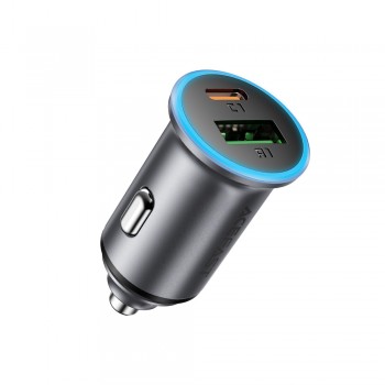 Автомобильное зарядное устройство Acefast B15 65 Вт, USB-A + USB-C