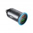 Автомобильное зарядное устройство Acefast B15 65 Вт, USB-A + USB-C