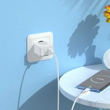 Мережевий зарядний пристрій Hoco CS11A 2.1A 1USB білий
