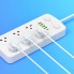 Сетевой фильтр Earldom ES-SC09 6 розеток 4 USB 1 Type-C кабель 2 м
