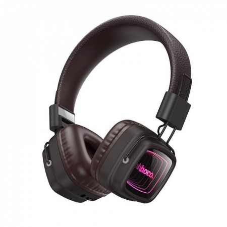 Бездротові навушники Hoco W72 Bluetooth коричневі