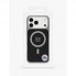 Чохол Gloss Case MagSafe для iPhone 16 Pro Max чорний прозорий захист