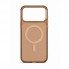 Чехол Gloss Case MagSafe для iPhone 16 Pro Max коричневый прозрачный ударопрочный