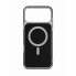 Чохол Gloss Case MagSafe для iPhone 17 Pro чорний глянцевий прозорий