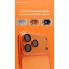 Защитное стекло на камеру Royal Glass для iPhone 17 Pro Max металл оранжевый