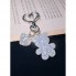 Брелок Swarovski Color Bear белый с подвеской сердце
