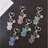 Брелок Swarovski Color Bear фиолетовый медведь