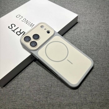 Чохол Full Camera Armor для iPhone 17 Pro MagSafe захист камери сірий
