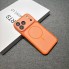 Чехол Full Camera Armor для iPhone 16 Pro с MagSafe оранжевый, усиленная защита